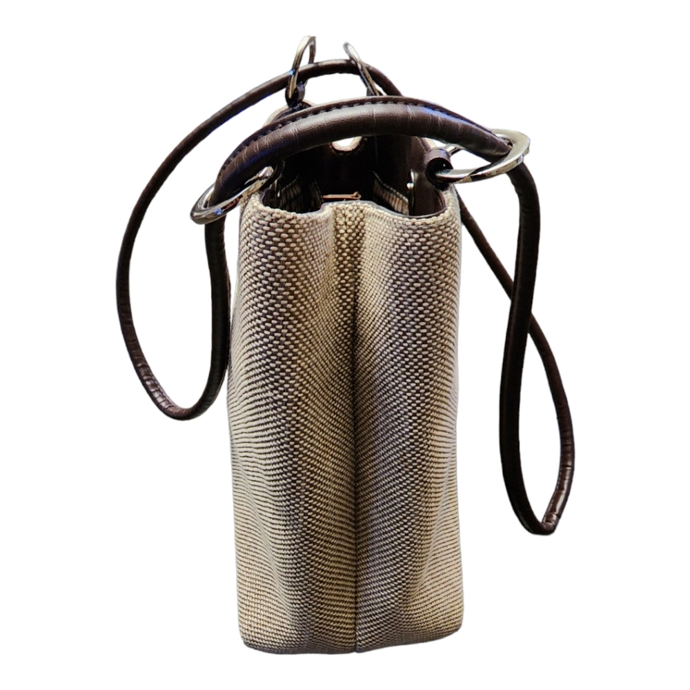 Saddle River Woven Shoulder Hand Bag - Picture 4 of 8